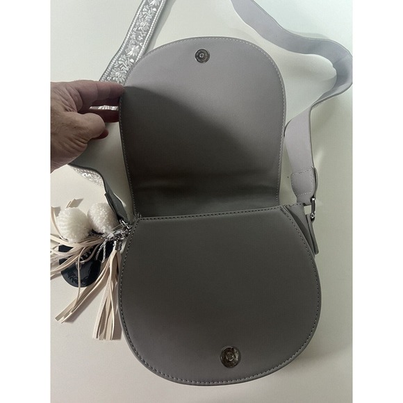 Imoshion Handbag Shoulder‎ Crossbody Bag Gray NWT - Picture 4 of 8